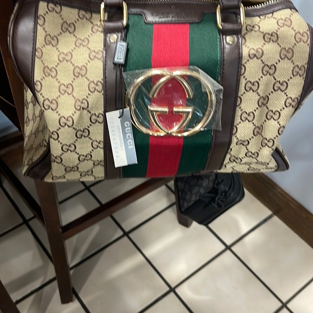 Hand bag Italian leather like Gucci knock off